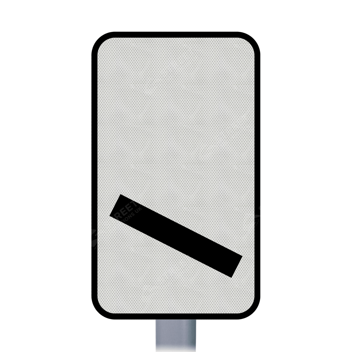 825 Count Down Marker 100 yds Sign Face | Post & Wall Mounted street road highway public and private signage