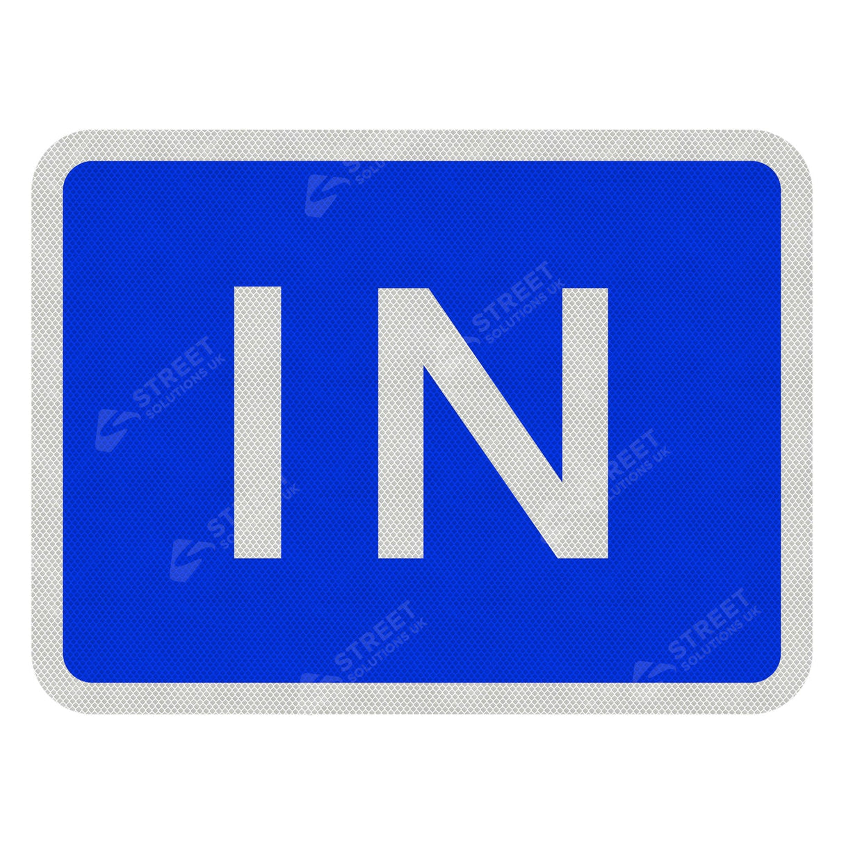 833 'IN' Sign Face | Post & Wall Mounted car park school college university business park business retail park