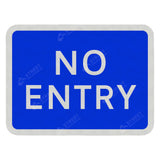 836 'NO ENTRY' Sign Face | Post & Wall Mounted car park school college university business park business retail park