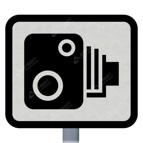 879 Speed Cameras Inc Symbol Sign Face | Post & Wall Mounted