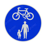 956 Cycle & Pedestrian Route Sign Face | Post & Wall Mounted
