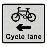 962.1 Cycle Lane On road At Junction Ahead Sign Face | Post & Wall Mounted