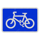 967 End of Cycle Route Sign Face | Post & Wall Mounted street road highway public and private signage
