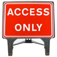 ACCESSONLY1050x750MMMELBASWINTEXQSIGNROADSAFETYTRAFFICREDWHITESTREETSIGNAGE