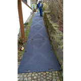 Access-mat-Heavy-duty-Double-sided-Ground-protection-Temporary-roadways-Construction-site-Pipeline-Crane-Timber-Skid-resistant-Outdoor-Industrial-HALF-SIZE-E-Mat-grey