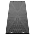 Access-mat-Heavy-duty-Double-sided-Ground-protection-Temporary-roadways-Construction-site-Pipeline-Crane-Timber-Skid-resistant-Outdoor-Industrial-HALF-SIZE-E-Mat-grey