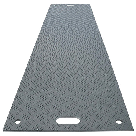Access-mat-Medium-duty-Heavy-equipment-Ground-protection-Temporary-roadways-Construction-site-Pipeline-Crane-Timber-Skid-resistant-Outdoor-Industrial-2400mm-600mm-12mm-17kg-grey-DuraMatt