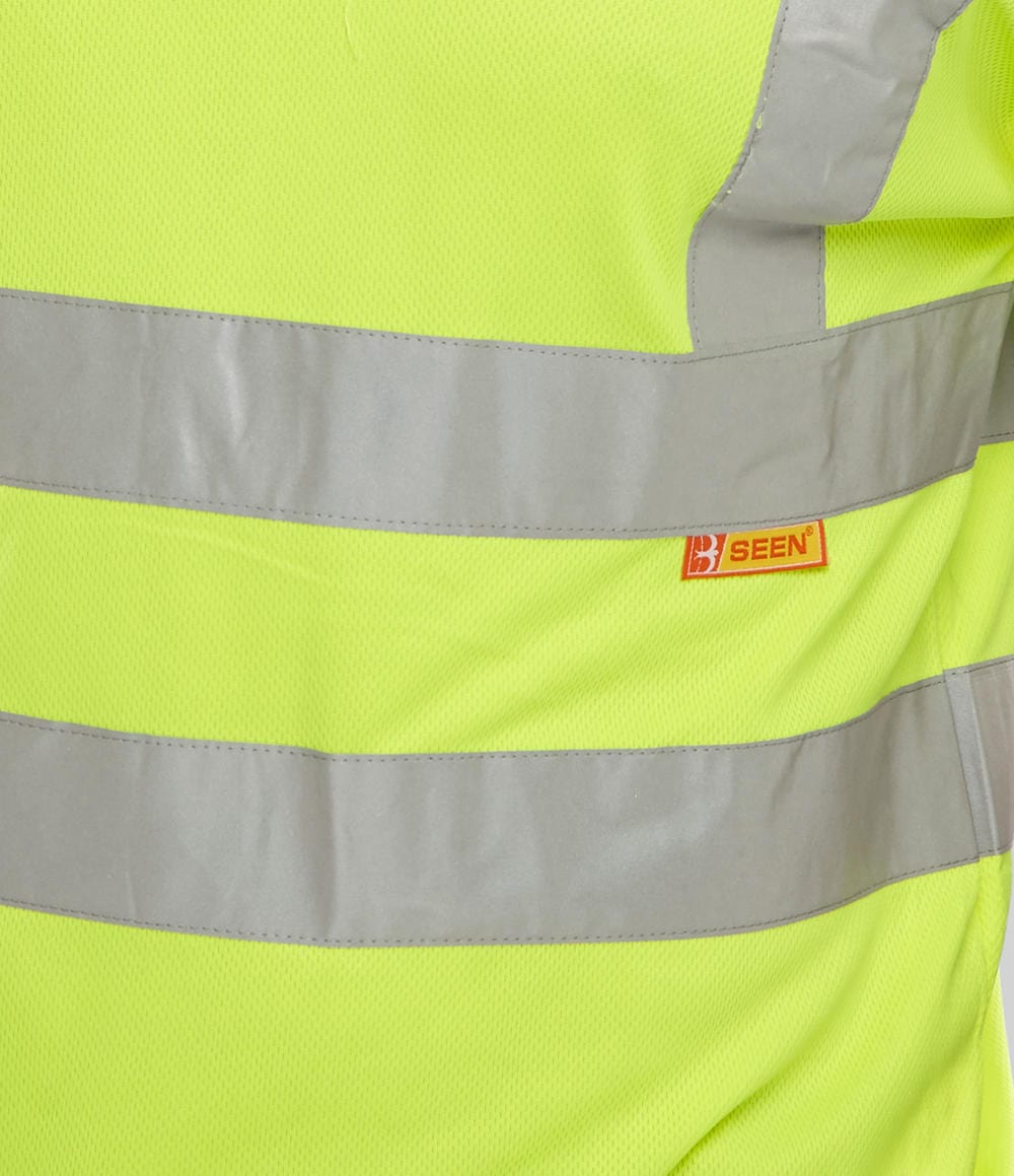 Beeseen Hi-Vis Short Sleeved Polo Shirt Yellow