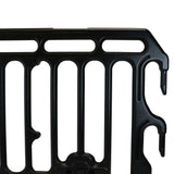 crowd control plastic metal pedestrian safety street event festival marathon melba swintex jsp 2 meter metre race anti trip stacking portable black silver orange boss heras safe fence start traffic school construction plastic safety barriers