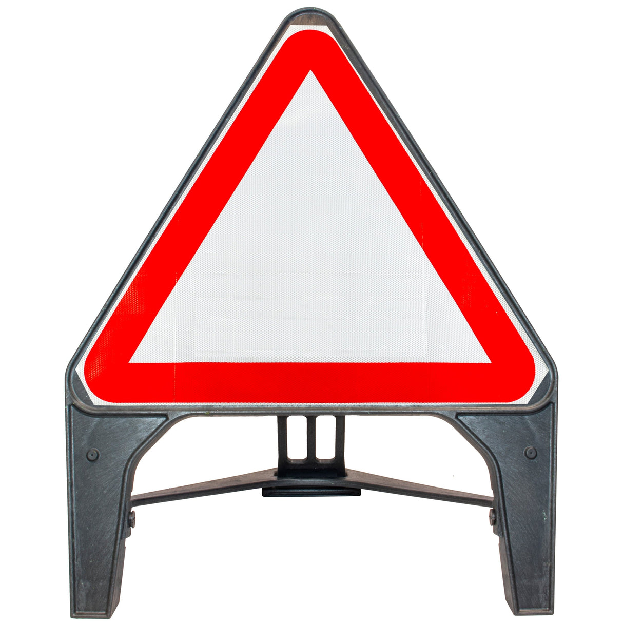 Blank Red/White 750mm Q-Sign