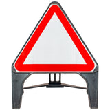 Blank Red/White 750mm Q-Sign