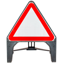 Blank Red/White 750mm Q-Sign