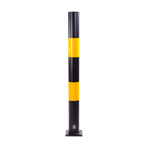 High Visibility Protection Black & Yellow Bollard - 1200mm
