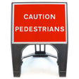 Caution Pedestrians 600 x 450mm Q-Sign