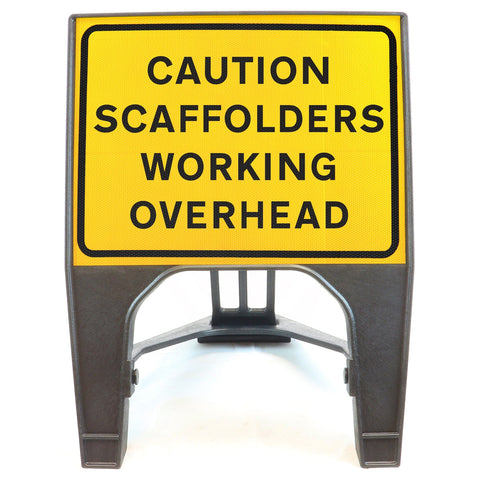 Caution Scaffolders Working Overhead 600 x 450mm Q-Sign