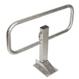 COMMANDER-Drop-Down-Frame-Post-with-Galvanised-Finish-for-Surface-Fix-Heavy-Duty-Secure-Weather-Rust-Resistant-Easy-Install-Versatile-Industrial-Commercial-Fence-Gate-Heavy-Duty