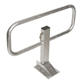 COMMANDER-Drop-Down-Frame-Post-with-Galvanised-Finish-for-Surface-Fix-Heavy-Duty-Secure-Weather-Rust-Resistant-Easy-Install-Versatile-Industrial-Commercial-Fence-Gate-Heavy-Duty