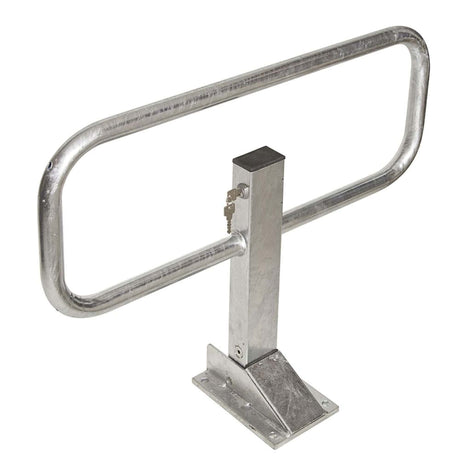 COMMANDER-Drop-Down-Frame-Post-with-Galvanised-Finish-for-Surface-Fix-Heavy-Duty-Secure-Weather-Rust-Resistant-Easy-Install-Versatile-Industrial-Commercial-Fence-Gate-Heavy-Duty