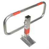 COMMANDER-Drop-Down-Frame-Post-with-Galvanised-Finish-for-Surface-Fix-Heavy-Duty-Secure-Weather-Rust-Resistant-Easy-Install-Versatile-Industrial-Commercial-Fence-Gate-Heavy-Duty