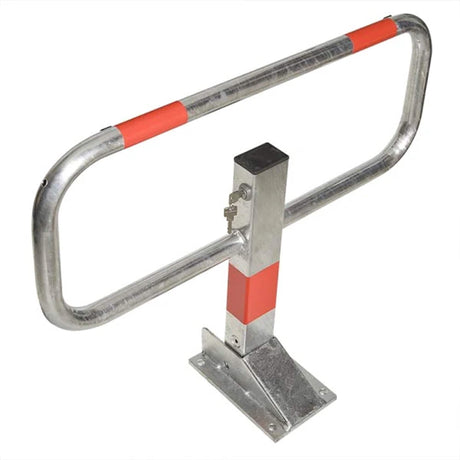 COMMANDER-Drop-Down-Frame-Post-with-Galvanised-Finish-for-Surface-Fix-Heavy-Duty-Secure-Weather-Rust-Resistant-Easy-Install-Versatile-Industrial-Commercial-Fence-Gate-Heavy-Duty