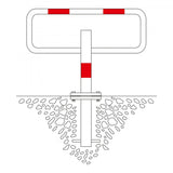 COMMANDER-Drop-Down-Frame-Post-with-Galvanised-Finish-for-Surface-Fix-Heavy-Duty-Secure-Weather-Rust-Resistant-Easy-Install-Versatile-Industrial-Commercial-Fence-Gate-Heavy-Duty