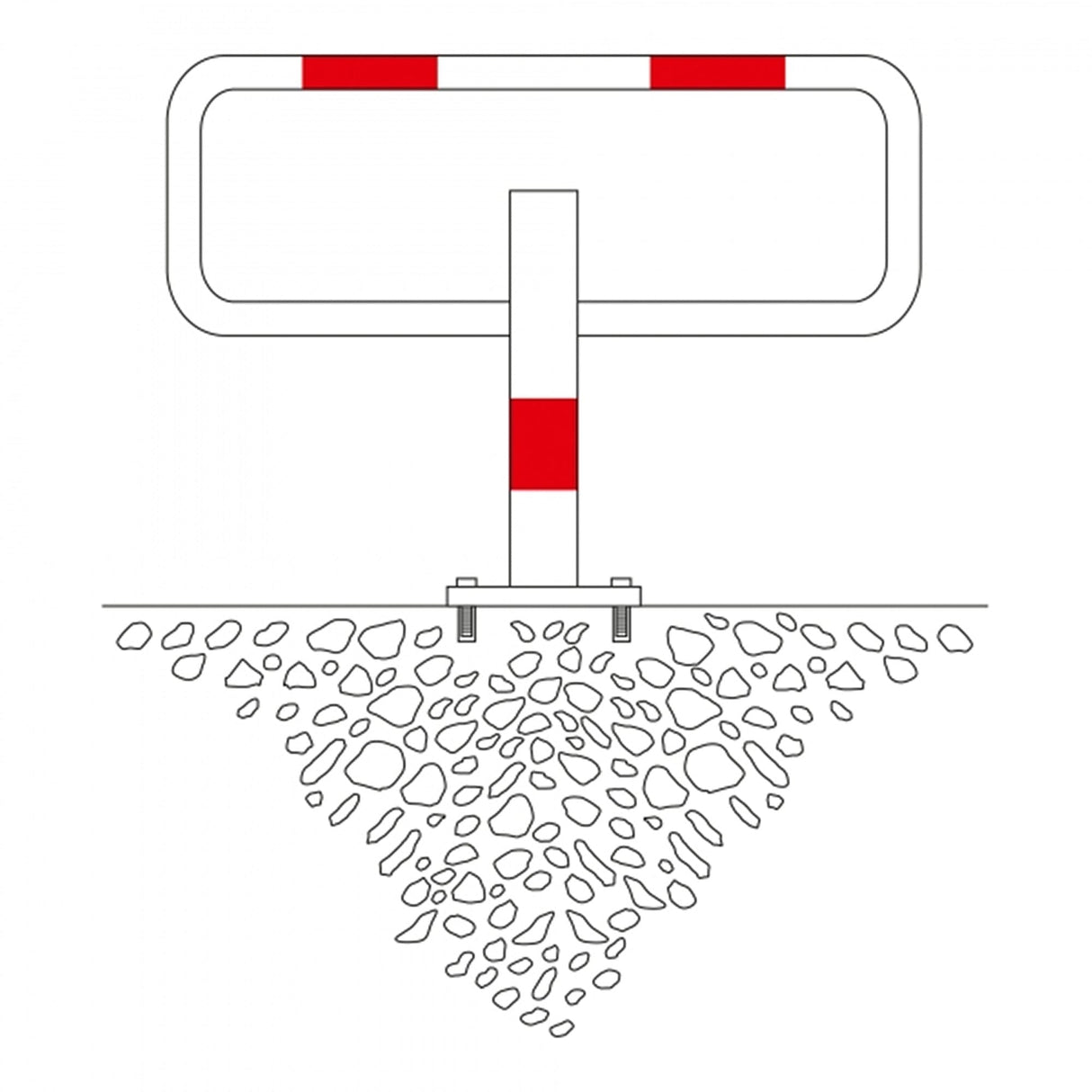 COMMANDER-Drop-Down-Frame-Post-with-Galvanised-Finish-for-Surface-Fix-Heavy-Duty-Secure-Weather-Rust-Resistant-Easy-Install-Versatile-Industrial-Commercial-Fence-Gate-Heavy-Duty