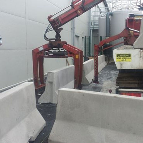 Concrete barrier Jersey barrier Traffic barrier Highway safety Roadway divider Crash Temporary Vertical Safety Movable