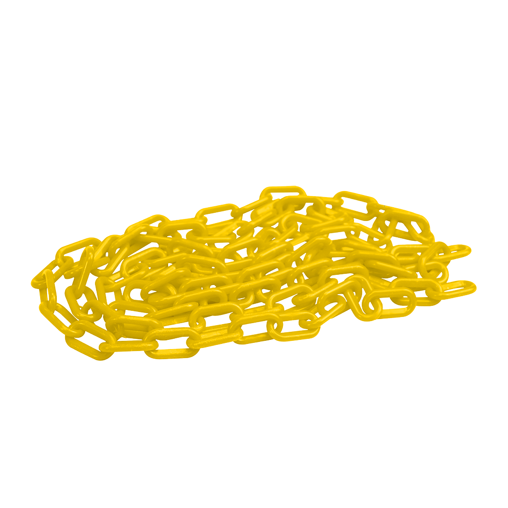 Plastic Cone Chain 2.5m - Yellow