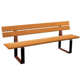 Riga Seat Bench Indoor Outdoor Garden Patio Deck Park Seating Wooden Solid Wood Comfortable Sturdy Durable Rustic Modern Contemporary Minimalist Stylish