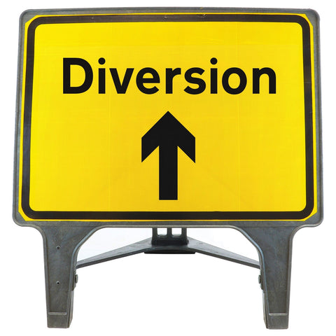 Diversion sign Diversion Ahead 1050x750mm 2702b Q-Sign