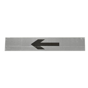 Arrow Left Supplementary Plate - Q-Sign
