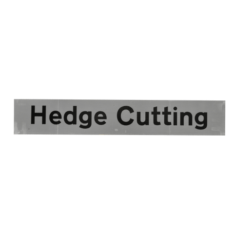Hedge Cutting Supplementary Plate - Q-Sign