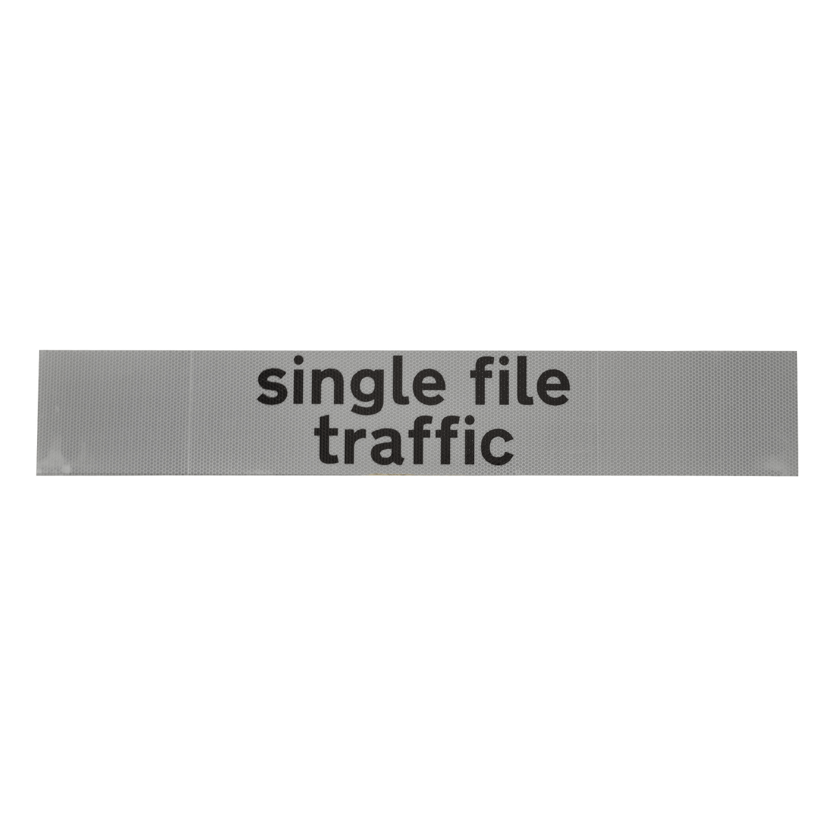 Single File Traffic Supplementary Plate - Q-Sign