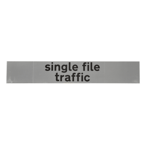 Single File Traffic Supplementary Plate - Q-Sign