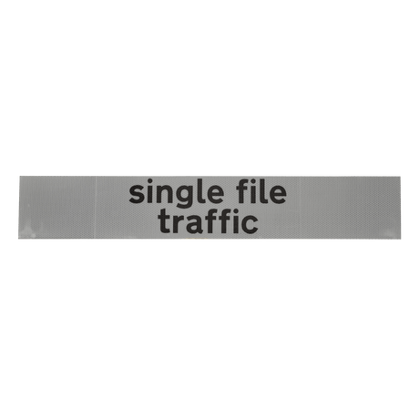 Single File Traffic Supplementary Plate - Q-Sign