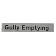 Gully Emptying Supplementary Plate - Q-Sign