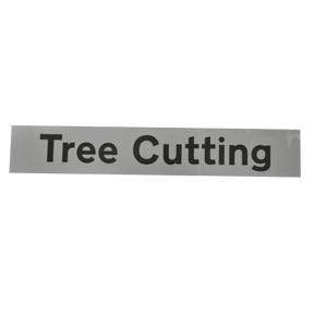 Tree Cutting Supplementary Plate - Q-Sign