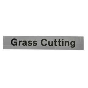 Grass Cutting Supplementary Plate - Q-Sign