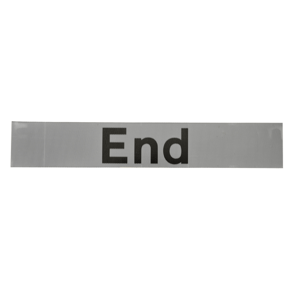 'END' Supplementary Plate | Road Signs