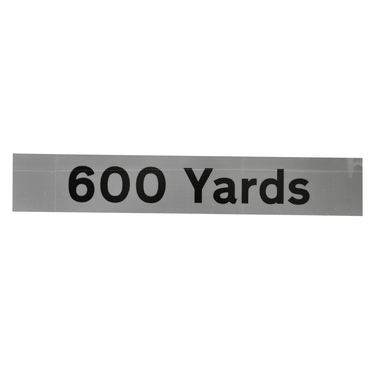 600 Yards Supplementary Plate - Q-Sign