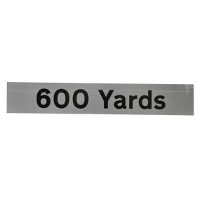 600 Yards Supplementary Plate - Q-Sign