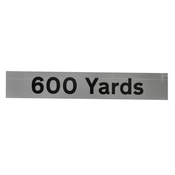 600 Yards Supplementary Plate | Road Signs
