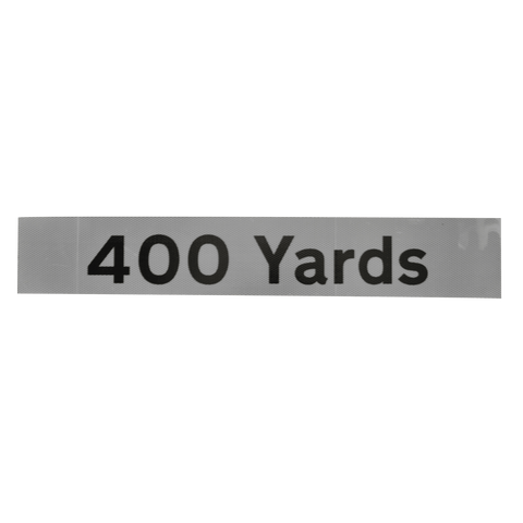 400 Yards Supplementary Plate - Q-Sign
