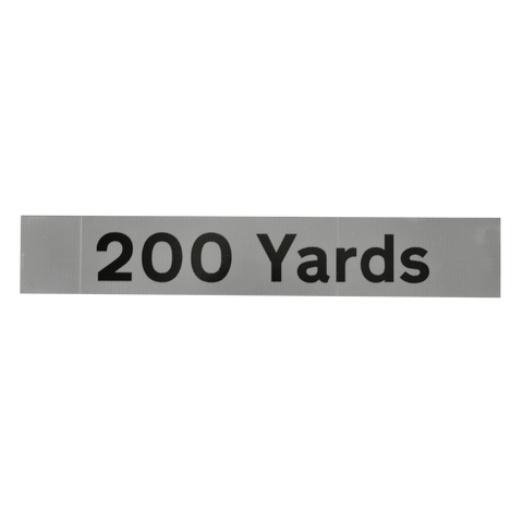 200 Yards Supplementary Plate - Q-Sign