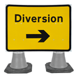 traffic-cone-road-mounted-signs-signage-warning-symbols-caution-directional-constuction-hazard-roadway-motorway-custom-roadwork-heavy-duty-reflective-caution-site-pedestrian-safety-plastic-portable-stackable-highway-uk