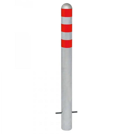 EV-charging-point-bollards-Electric-vehicle-charging-protection-Traffic-line-Hot-dip-galvanized-Sub-surface-fixed-Parking-lot-Charging-station-Electric-vehicle-infrastructure-Pedestrian-safety-High-visibility-Corrosion-resistant