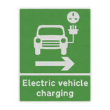 EV-charging-station,-Electric-vehicle-charging,-EV-recharge-point,-Electric-car-charging,-EV-charging-only,-EV-charger-location,-EV-charging-point-signage-Plug-in-hybrid-electric-vehicle-parking-post-rightarrow