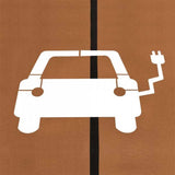 EV charging point stencil Car park charging symbol PROline charging stencil Electric vehicle parking marking Charging station stencil Car park marking for EV car park stencil EV charging symbol Electric vehicle Parking lot marking for EV