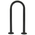 Eco Sheffield Narrow Cycle Stand in galvanised steel - alternate view