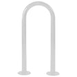 Eco Sheffield Narrow Cycle Stand in white powder-coated finish